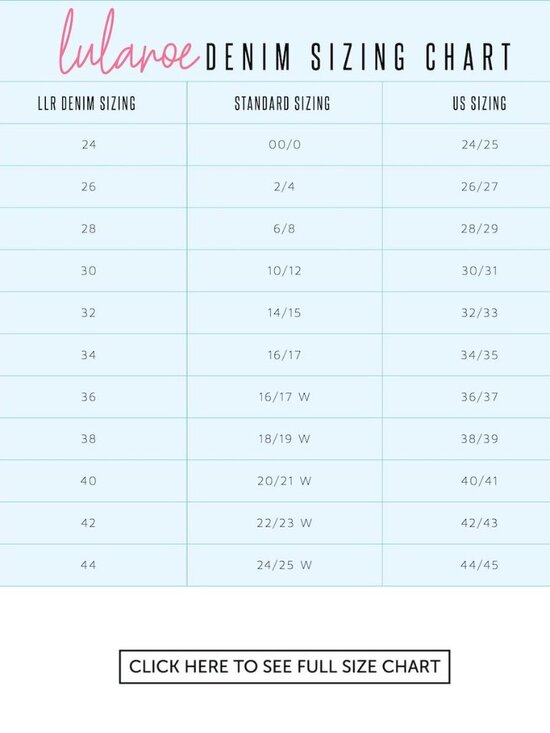 Size 28 Lularoe denim jeans, blue with no distressing (162) - Picture 3 of 3